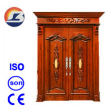Puerta de madera sólida elegante de Meranti de la alta calidad
